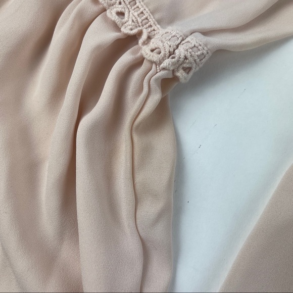 Surf Style Elum Blouse Womens Light Pink Flair Long Sleeve - Picture 3 of 9